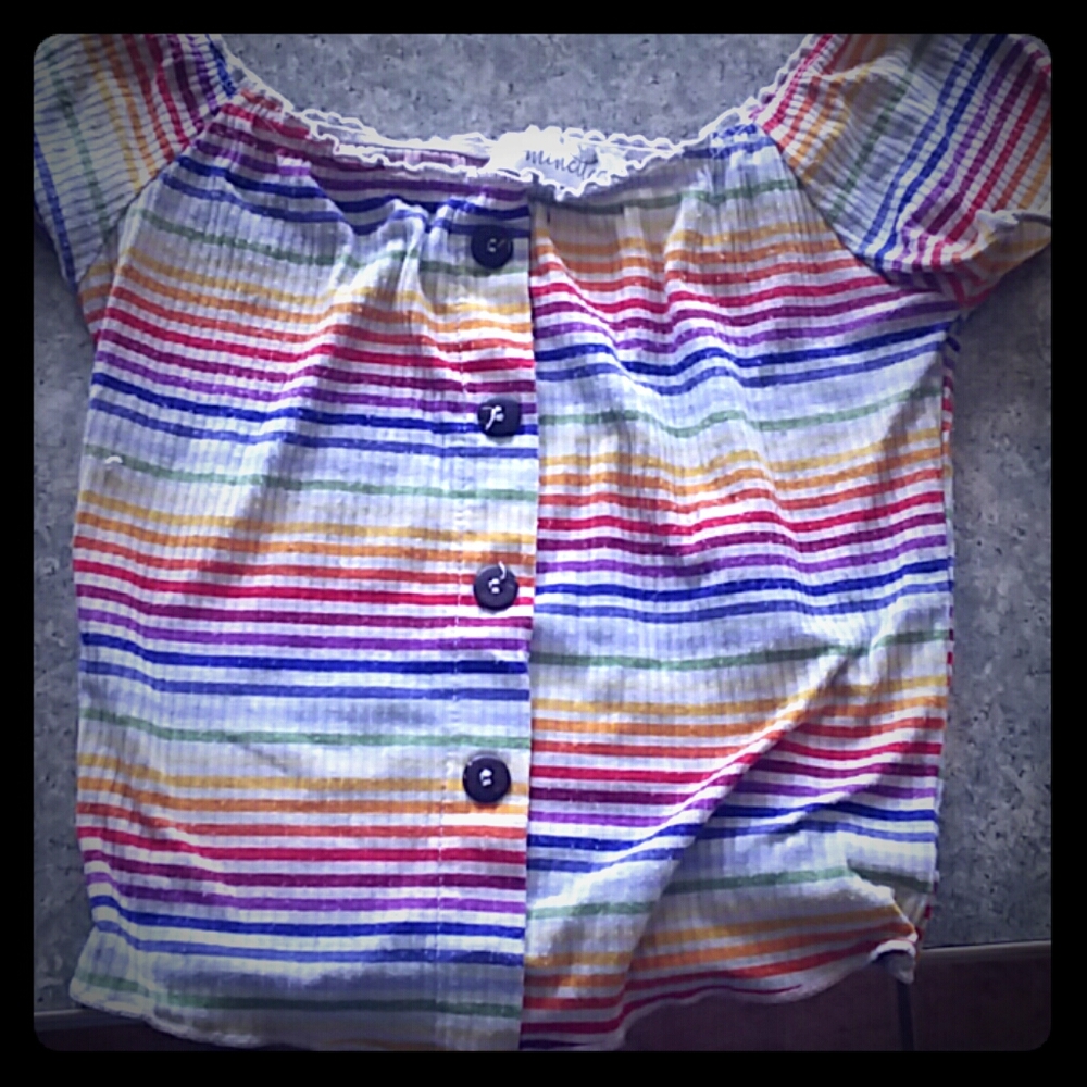 Rainbow Crop Top